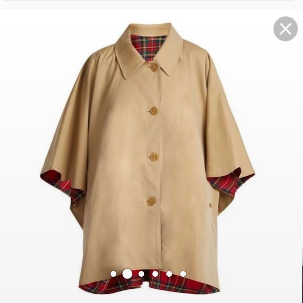 Burberry Women's Reversible Coat - Honey - Size XS